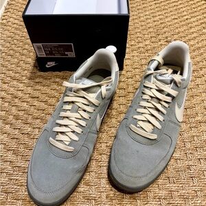 Nike Men's General Gray and Cream Suede Sneakers
